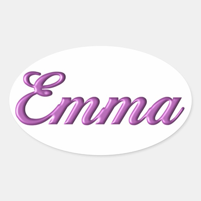 Emma sticker name (Front)