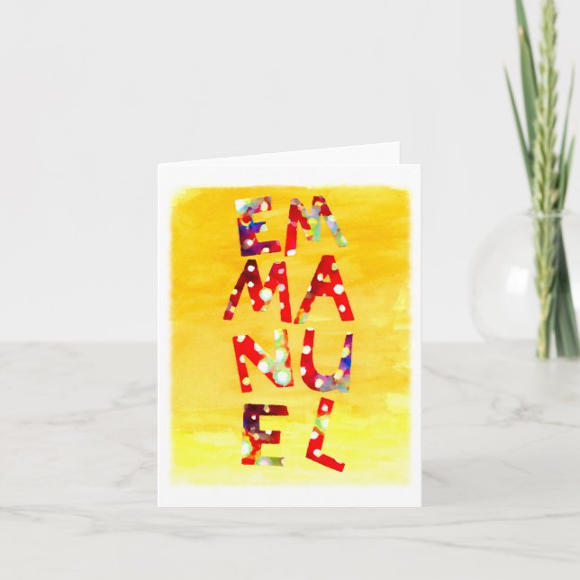 Emmanuel Card (Front)