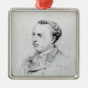 Emmanuel Chabrier aged 20, 1861 Metal Ornament