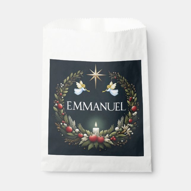 Emmanuel Christmas angels Favour Bag (Front)