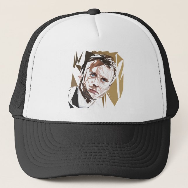 Emmanuel Macron Trucker Hat (Front)