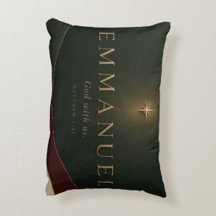 EMMANUEL Matthew 1:23 Christian Decorative Cushion