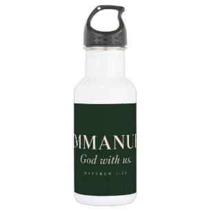 EMMANUEL   Matthew 1:23   Christmas 532 Ml Water Bottle