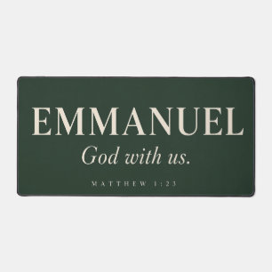 EMMANUEL Matthew 1:23 Christmas Desk Mat