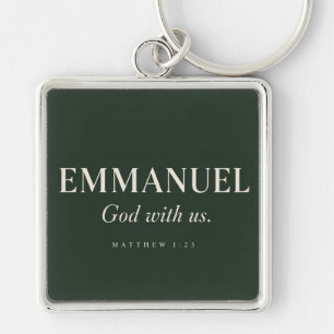 EMMANUEL Matthew 1:23 Christmas Key Ring