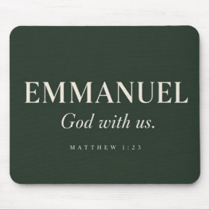 EMMANUEL Matthew 1:23 Christmas Mouse Pad