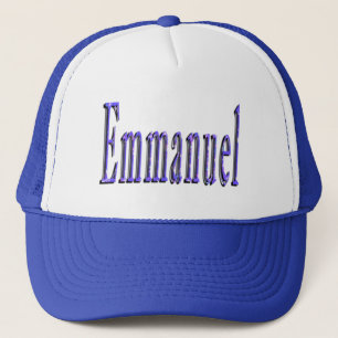 Emmanuel Name Logo, Trucker Hat