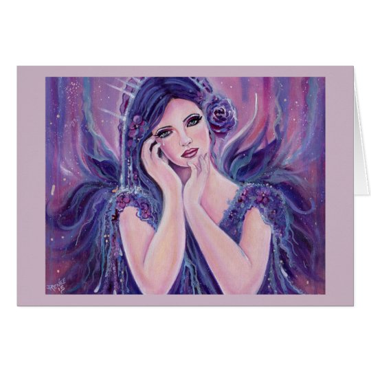 Emmanuelle angel greeting card by Renee Lavoie
