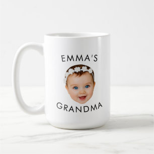 Emma's Grandma Baby Photo White Mug