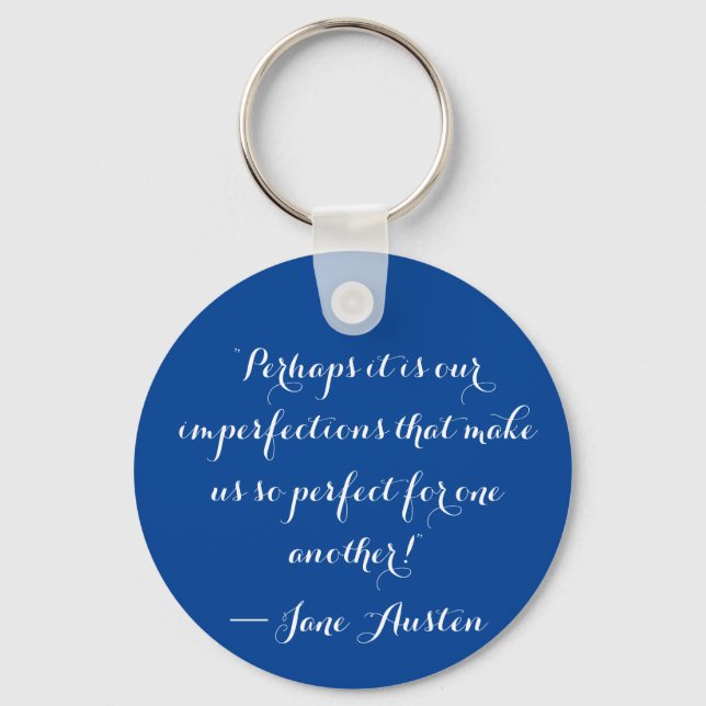 Emma's insight on imperfection  key ring (Front)
