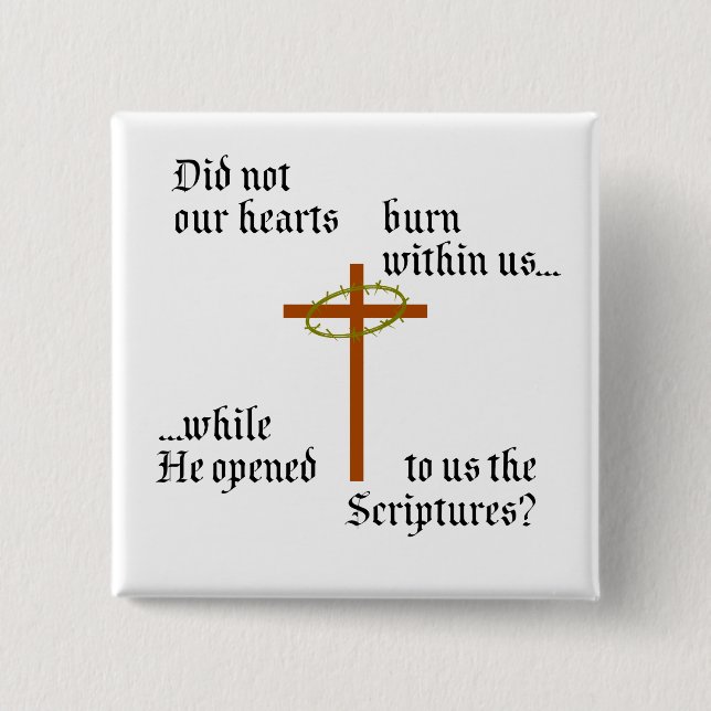 Emmaus 15 Cm Square Badge (Front)