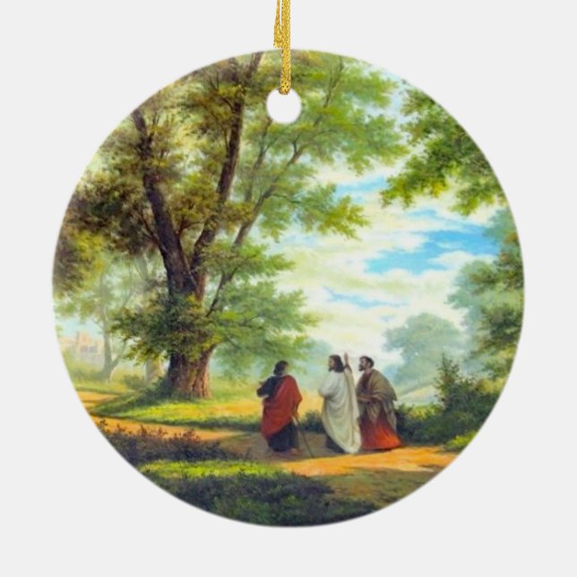Emmaus Gifts Ceramic Ornament (Back)