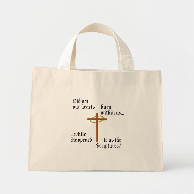 Emmaus Mini Tote Bag (Front)