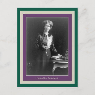 Emmeline Pankhurst Postcard