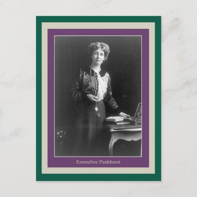 Emmeline Pankhurst Postcard (Front)