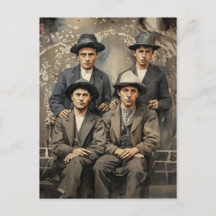 Emmet Dalton, Jesse James, Jesse evans cowboys art Postcard