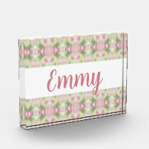 Emmy Print Decorative Acrylic Block