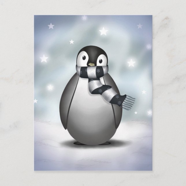 Emmy the Emperor Penguin - Postcard (Front)