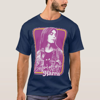 Emmylou Outlaw Country Retro Fan Design T-Shirt
