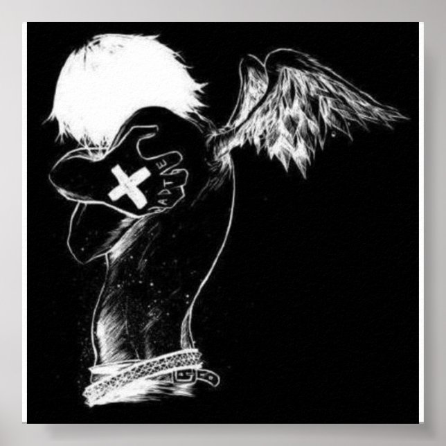 emo angel poster (Front)