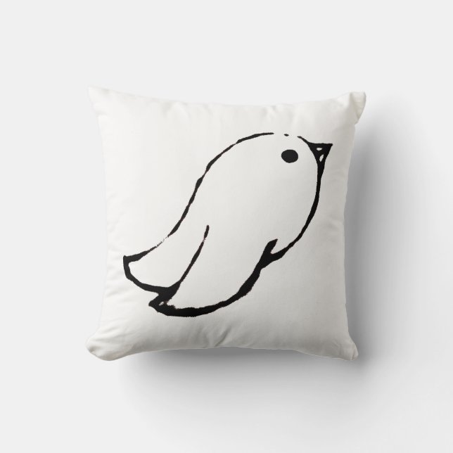Emo Bird Cushion (Front)