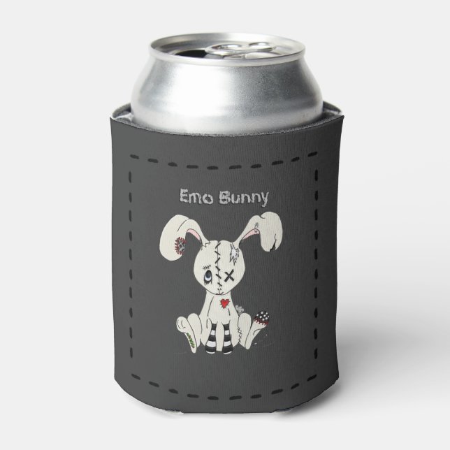 Emo Bunny Can Cooler (Can Front)