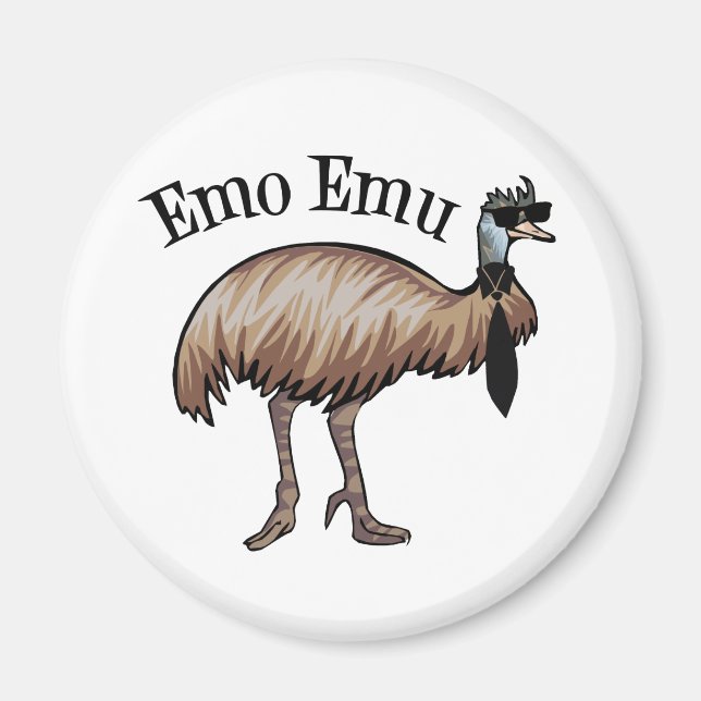 Emo Emu Magnet (Front)