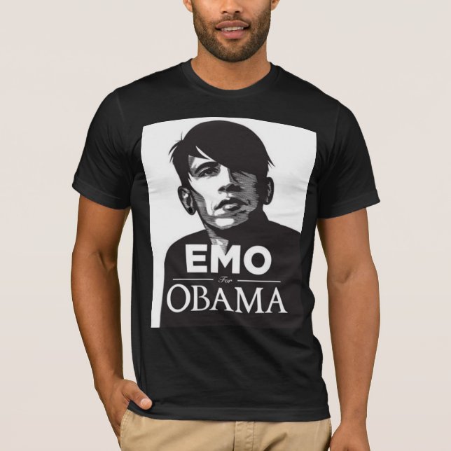 Emo For Obama T-Shirt (Front)