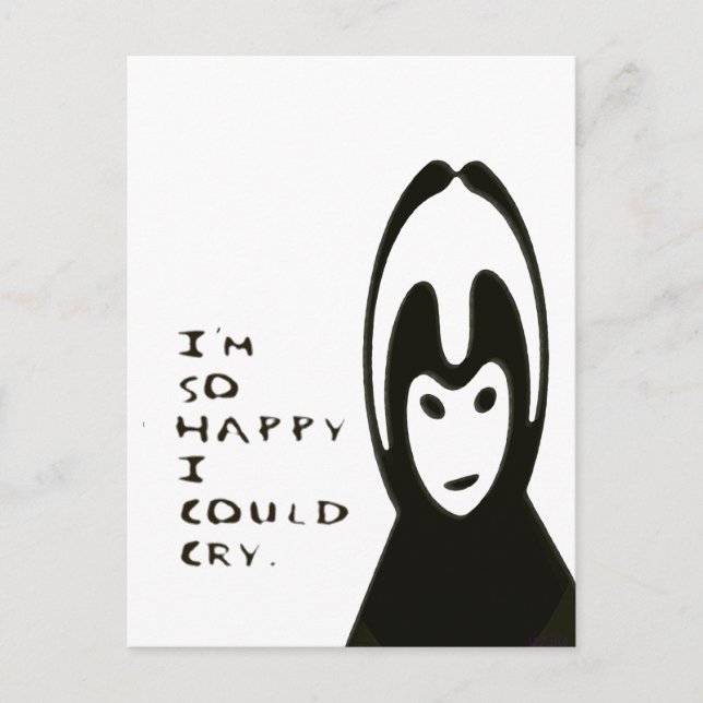 Emo Girl Postcard (Front)