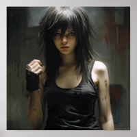 Emo Girl Poster: Slender, Tall, and Stunningly Bea