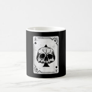 Emo Gothic And Punk Ace of Spades Poker Game Coffee Mug