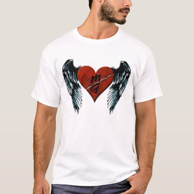 Emo Heart T-Shirt (Front)
