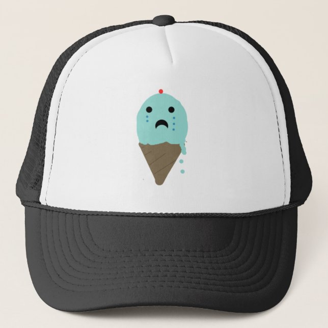 Emo Ice Cream Trucker Hat (Front)