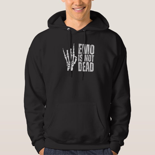 EMO IS NOT DEAD It Was Never Just A Phase It's A L Hoodie (Front)