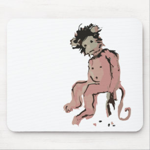 emo monkey ink mouse pad