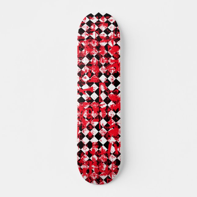 Emo Paint Splatt Skateboard (Front)