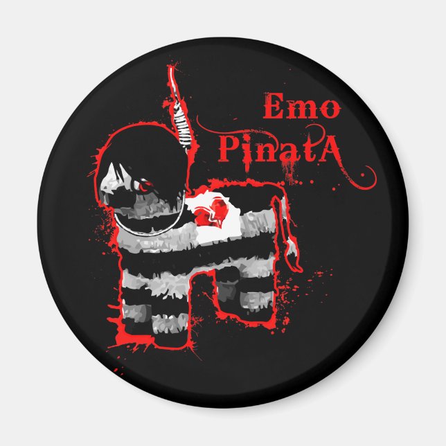 emo pinata magnet (Front)