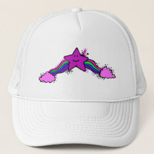 Emo Rainbow Star Trucker Hat