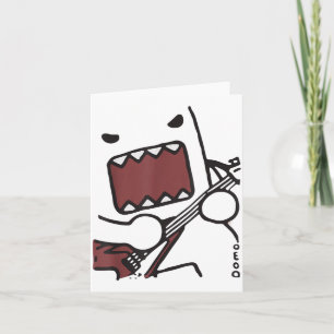 Emo Scence Guitar Domo Y2k Japanese  Card