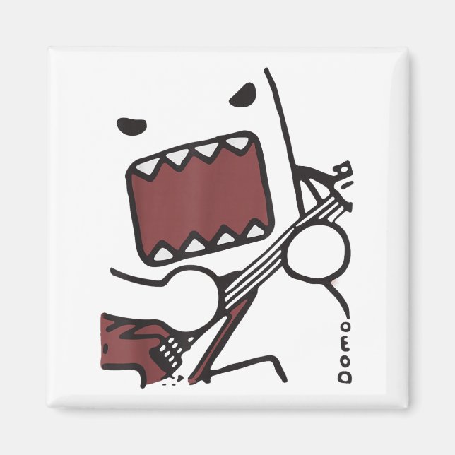 Emo Scence Guitar Domo Y2k Japanese  Magnet (Front)