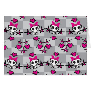 Emo Skulls Pattern