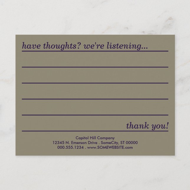 emo style comment card (Front)