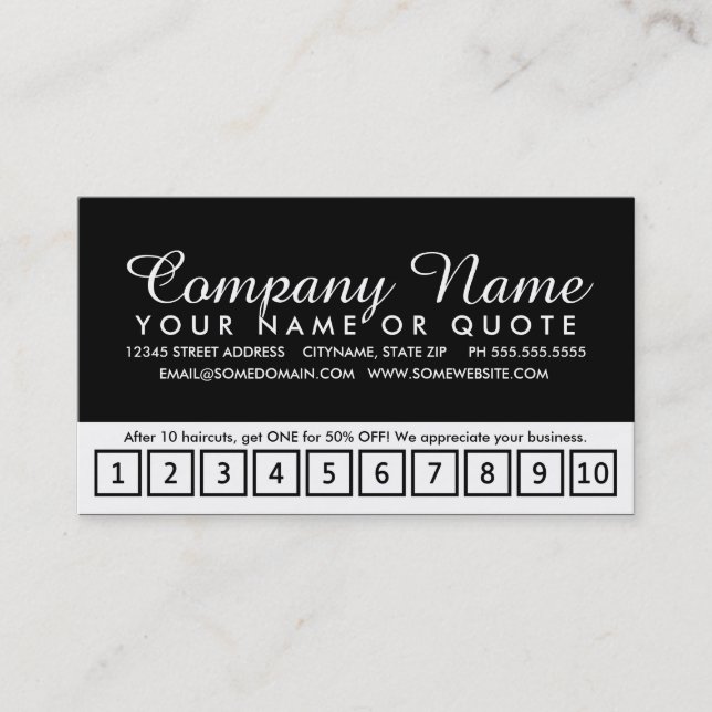 emo style loyalty program (Front)