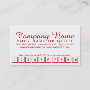 emo style loyalty program card