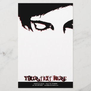 emo style stationery