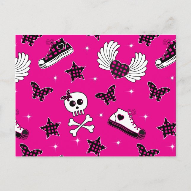Emo Symbols Postcard (Front)