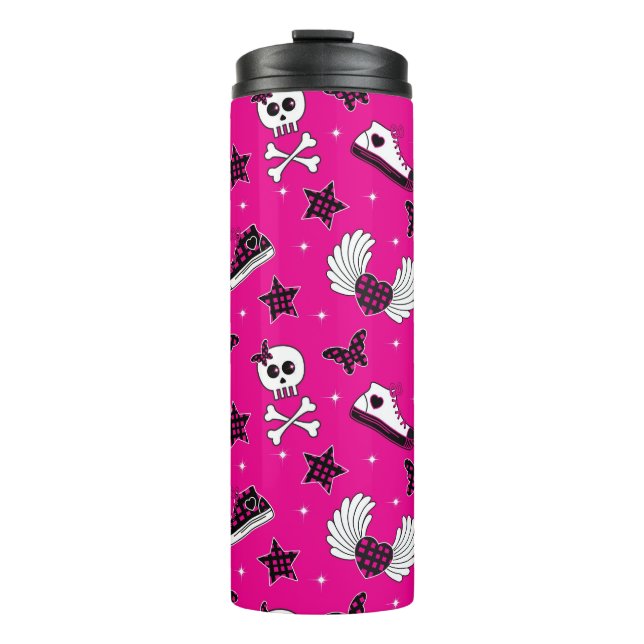 Emo Symbols Thermal Tumbler (Front)