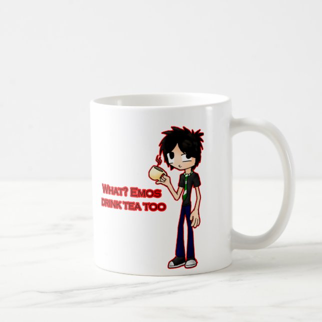 Emo Tea Coffee Mug (Right)