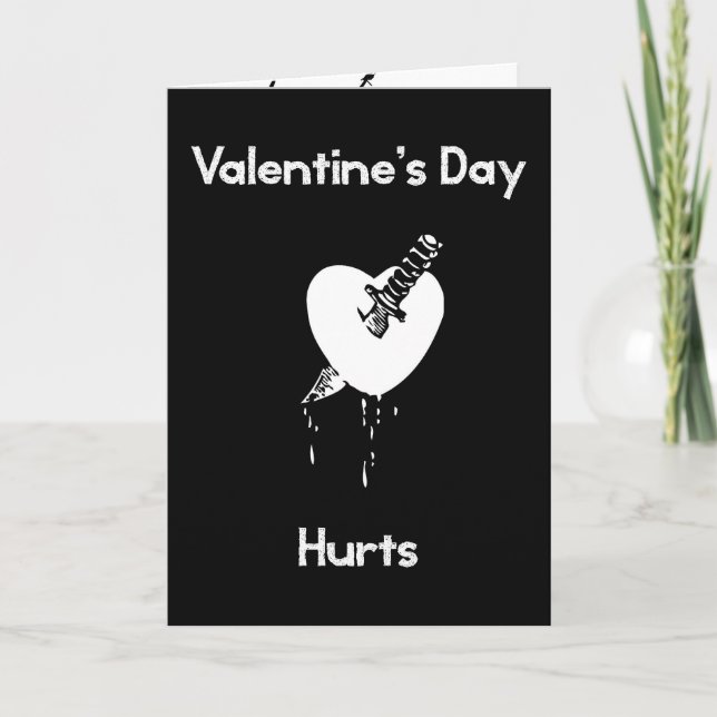 Emo Valentine's Day Card (Front)