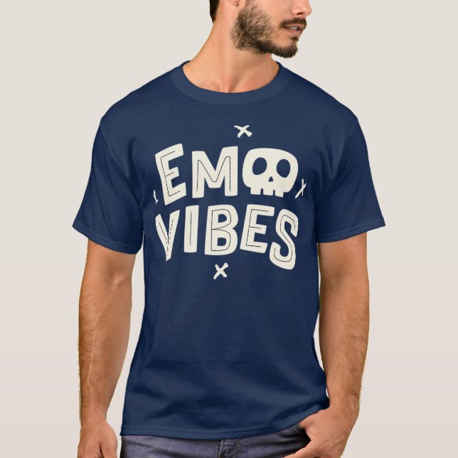 Emo Vibes Pastel Goth Emo Punk Clothes With Emo T-Shirt (Front)